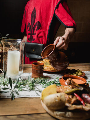 Almuerzo medieval