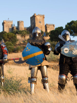 Entrenamientos de combate medieval